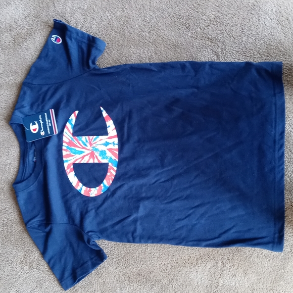 Girls Medium Red, white, and blue Champion t-shirt - Picture 1 of 3